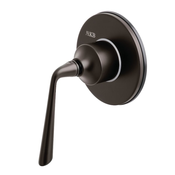 KS3035ZL Three-Way Diverter Valve W/Single-Handle & Round Platet, Brnz